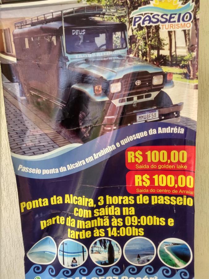 Apartamento No Golden Lake - Pe Na Areia, Agua De Coco E Cervejinha Arraial do Cabo Dış mekan fotoğraf